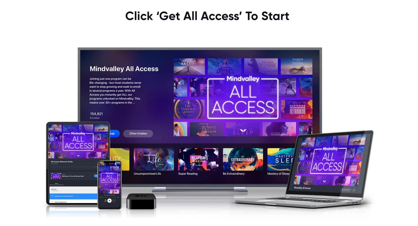 Mindvalley All Access Promotion